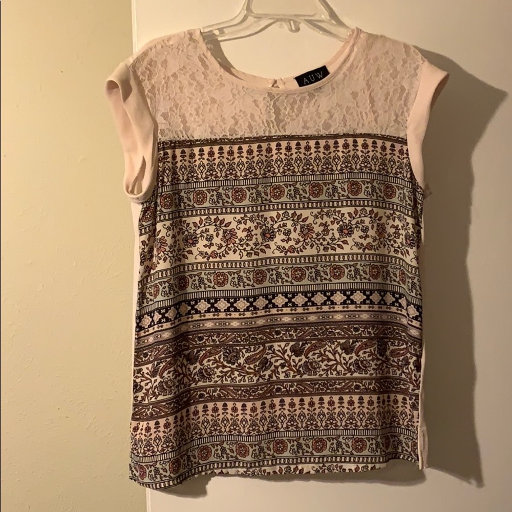 AUW patterned blouse
